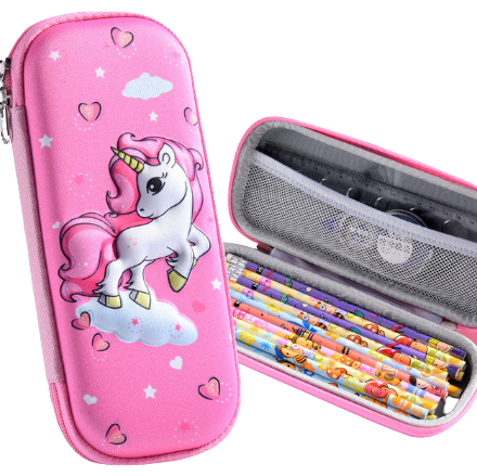 boite a crayons licorne 3d
