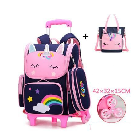 cartable avec roulettes licorne