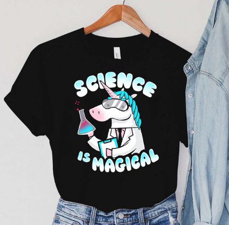 t shirt licorne etudiant science chimie