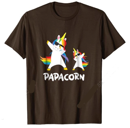 t shirt manches courtes homme avec licorne