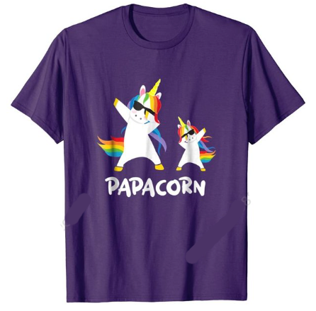t shirt licorne pour papa cadeau