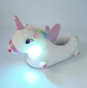 Chaussons En Peluche Pour Bébé Fille Avec Lumières LED Clignotantes - Intérieur Doux, Semelle Antidérapante - Design Chien Mignon - Pour La Maison, Jouer - 7