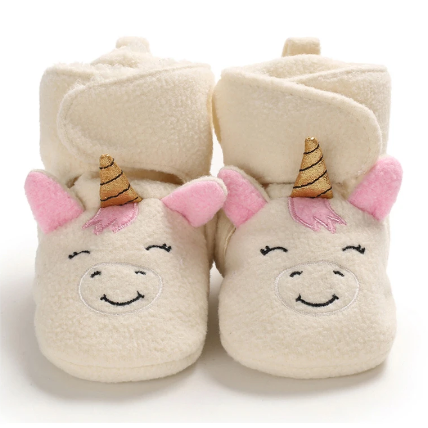 Chausson licorne pour bebe nouveau ne