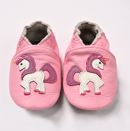 Chausson Cuir Souple Licorne