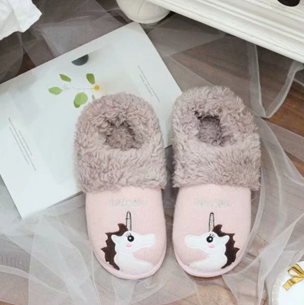 Chausson Femme Licorne