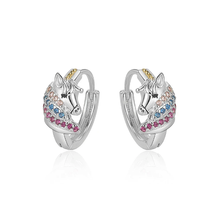 anneau boucle d oreille licorne enfant
