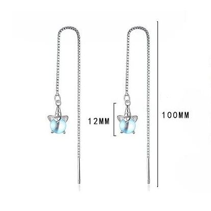 longues boucle d oreilles licorne