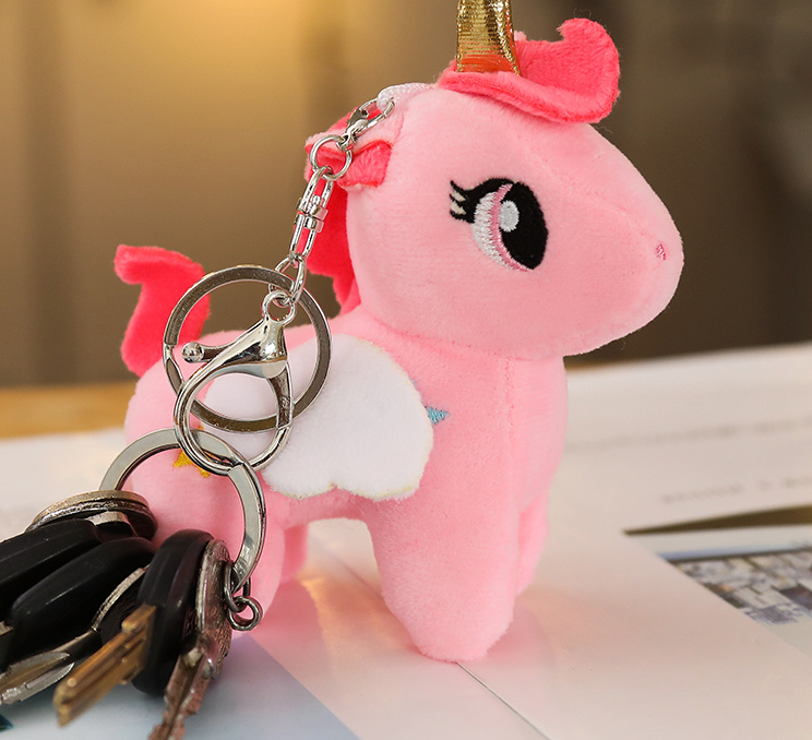 Nounours Licorne Bleu