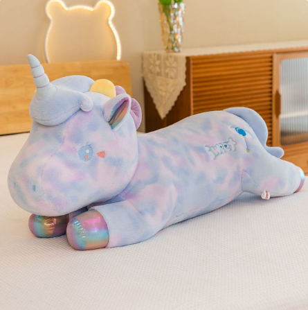 Peluche Licorne taille geante 1 metre