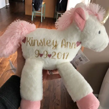 Peluche Licorne Personnalisée