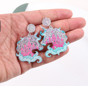 Boucles d'Oreilles Symbole Licorne