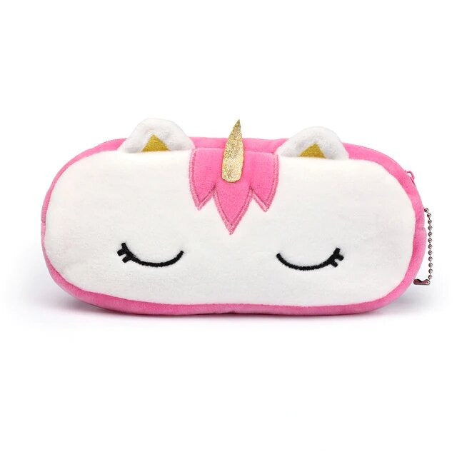 trousse ronde style licorne