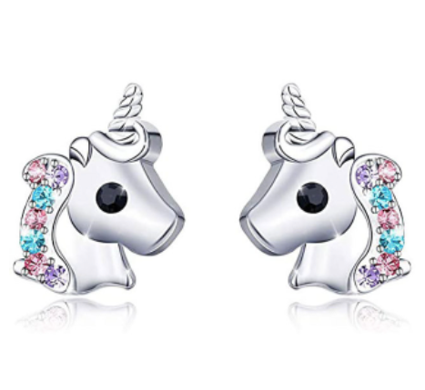 boucles d oreilles licorne