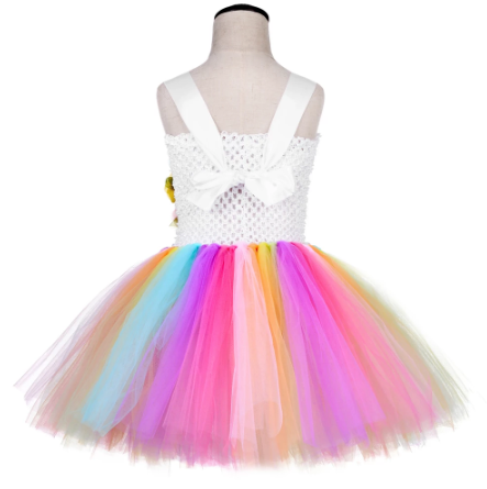 robe licorne tutu fleurs