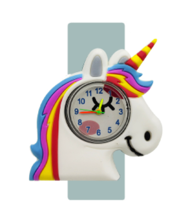Montre en forme de Licorne gris