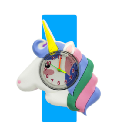 montre licorne pastel