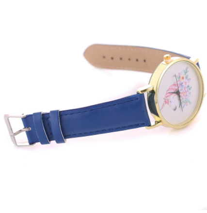 montre licorne or