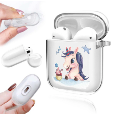 etui ecouteur sans fil licorne