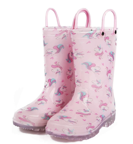 botte pour enfant motif licorne