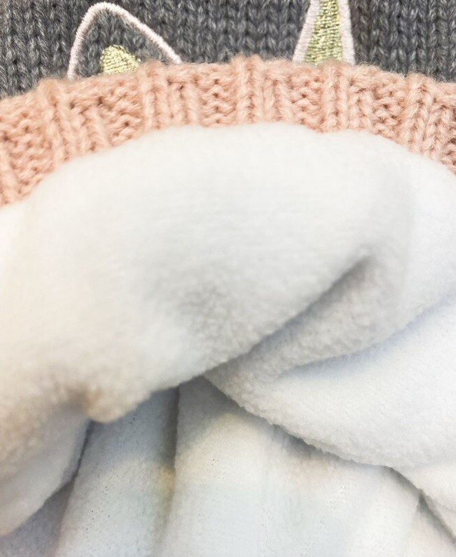 Bonnet Licorne Adulte Blanc