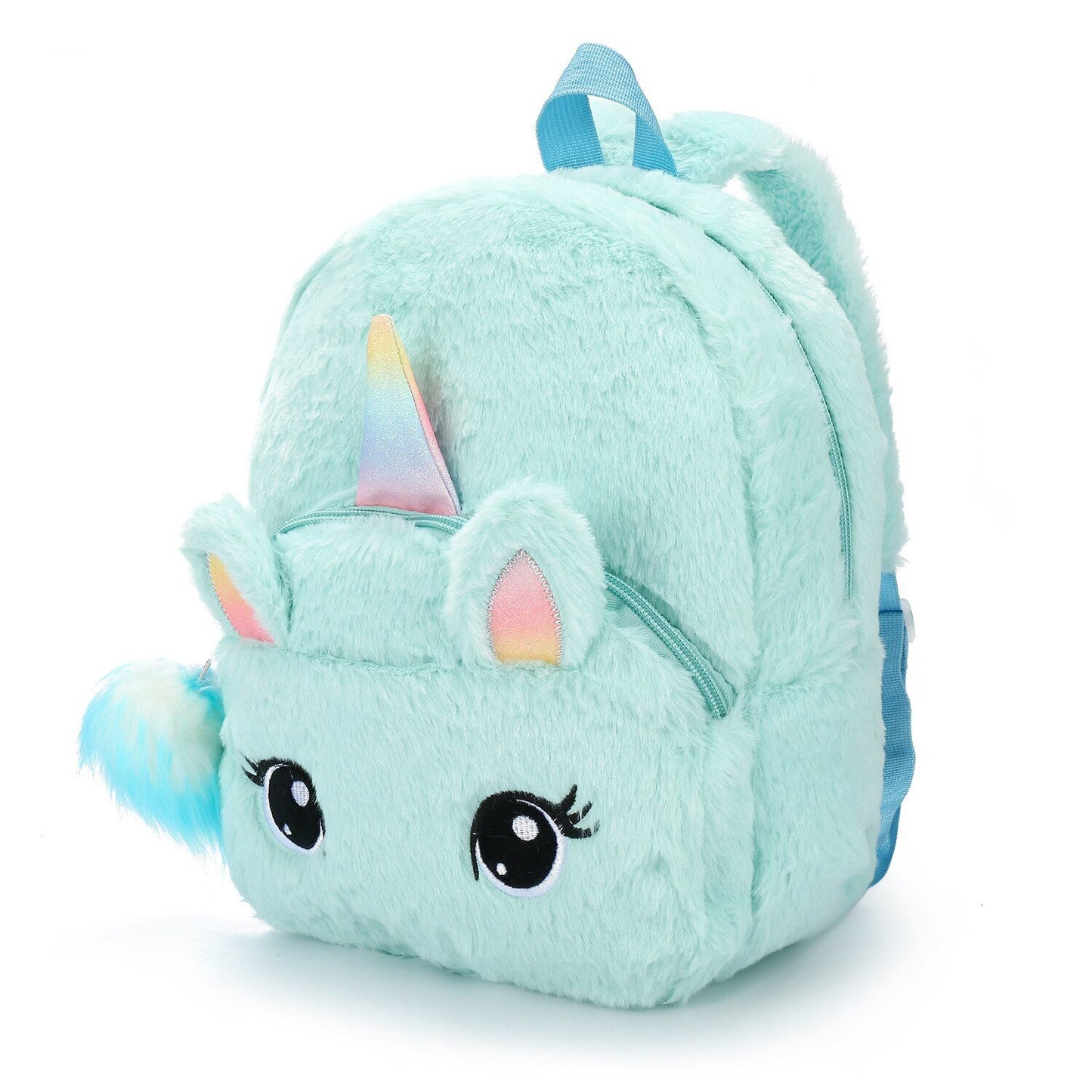 Cartable Fourrure Licorne couleur Vert