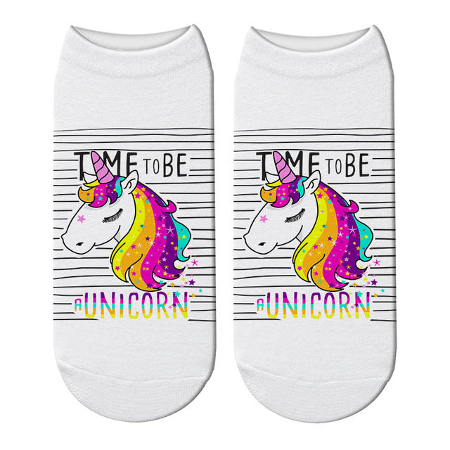 petite chaussette Licorne courte