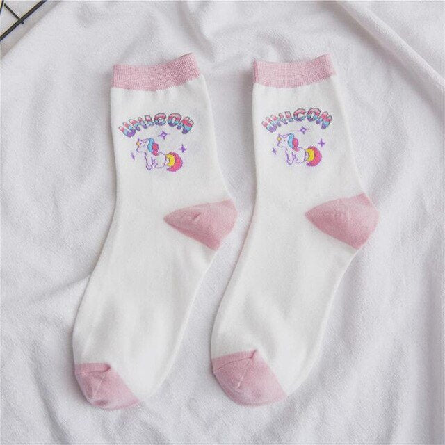 unicorn chaussette