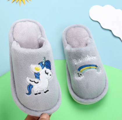 mules fourrees mixte licorne