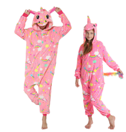 Kigurumi licorne arc en ciel