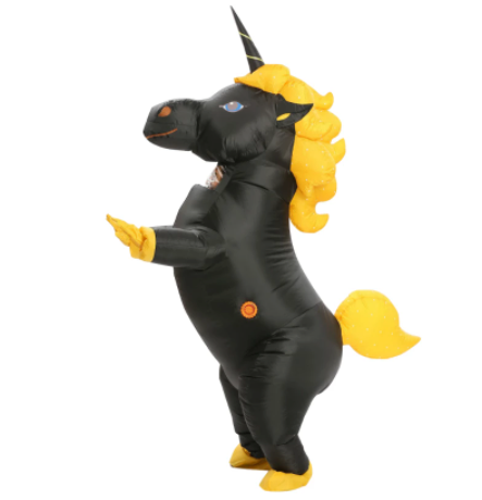deguisement halloween licorne noire
