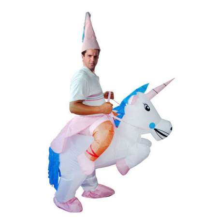 deguisement licorne realiste gonflable adulte