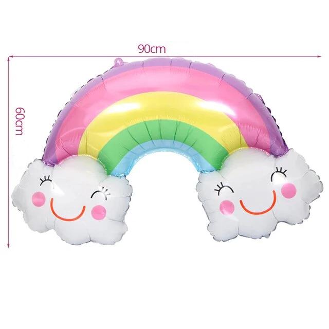 Ballon en Forme d'Arc en Ciel