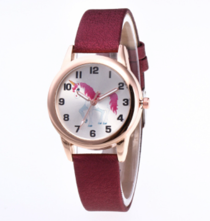 montre a quartz licorne