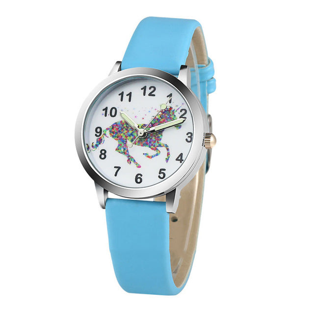 montre licorne forme prisme