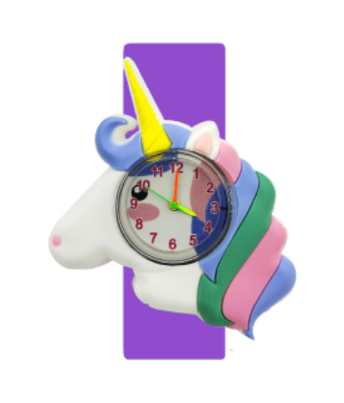 montre licorne couleurs