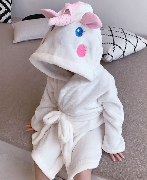 peignoir licorne hypoallergenique