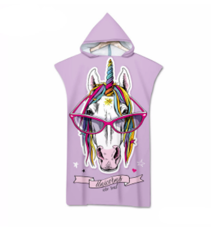 poncho licorne humour