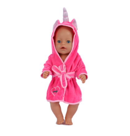 peignoir licorne pour nouveau ne