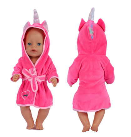 peignoir licorne cadeau naissance