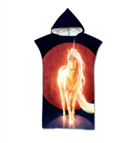 poncho licorne realiste