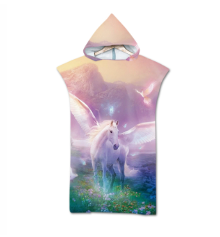 poncho licorne merveilleux spirituel