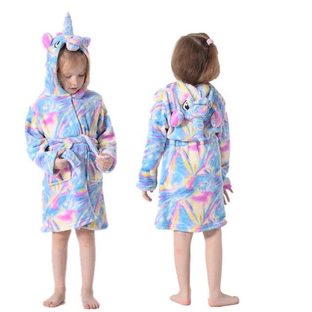 Peignoir Licorne taille Enfant