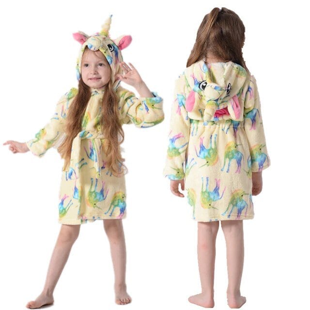 Peignoir Licorne Fille taille 10 ans