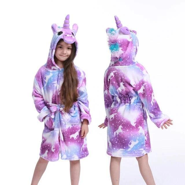 Peignoir Licorne Fille taille 14 ans