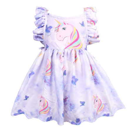 robe licorne parme