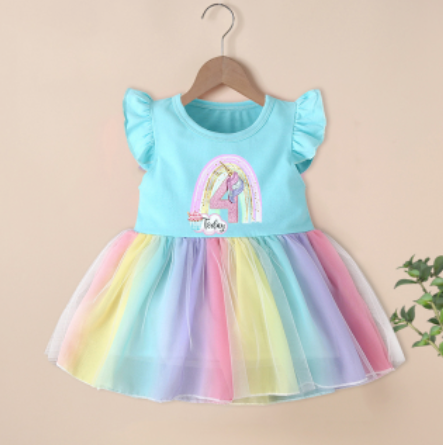 robe licorne pour anniversaire 4 ans