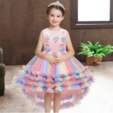 robe deguisement frou frou licorne