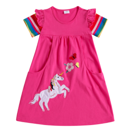 robe licorne Du 3 au 8 ans