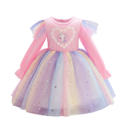 robe princesse licorne brodee