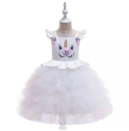 tutu blanc licorne